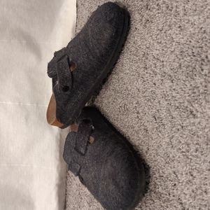 Birkenstock wool/felt clogs